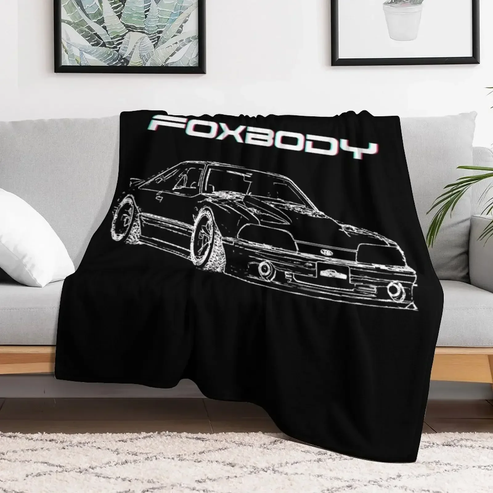 Фланелевое одеяло Mustang Fox Body