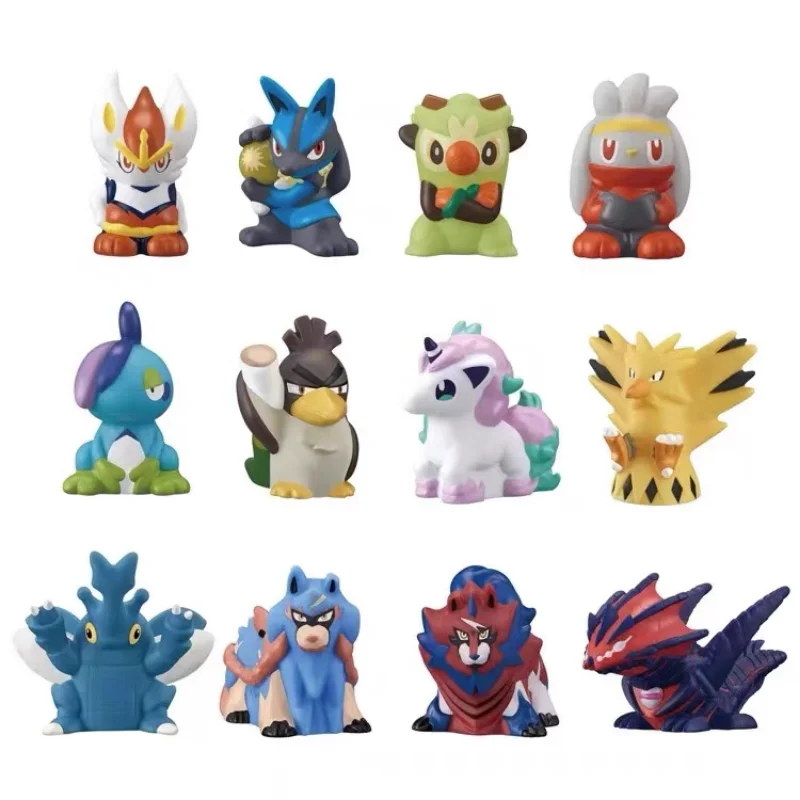 

Bandai Genuine Pokemon CANDY TOY Farfetch'd Ponyta Action Figures Toys