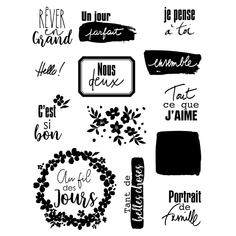 

Новинка 2022, французская фотоальбом для скрапбукинга, прозрачный силиконовый каучук, сделай сам, декор для фотоальбома 713