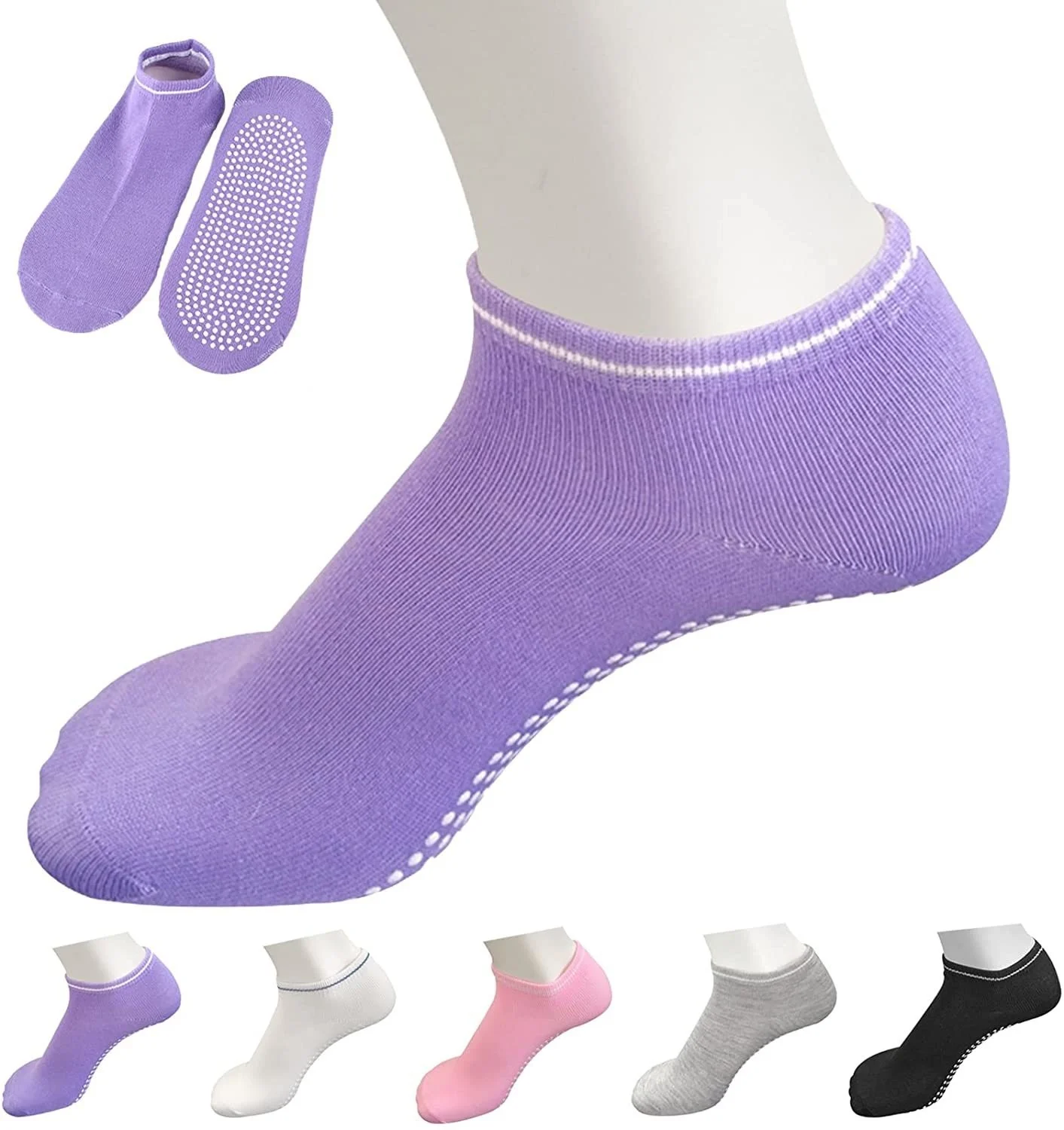 

Women Yoga for Socks socks with Grips, Non-Slip Sport Trampoline Socks for Pilates, Barre, Ballet, Fitness, Workouts, Hospi