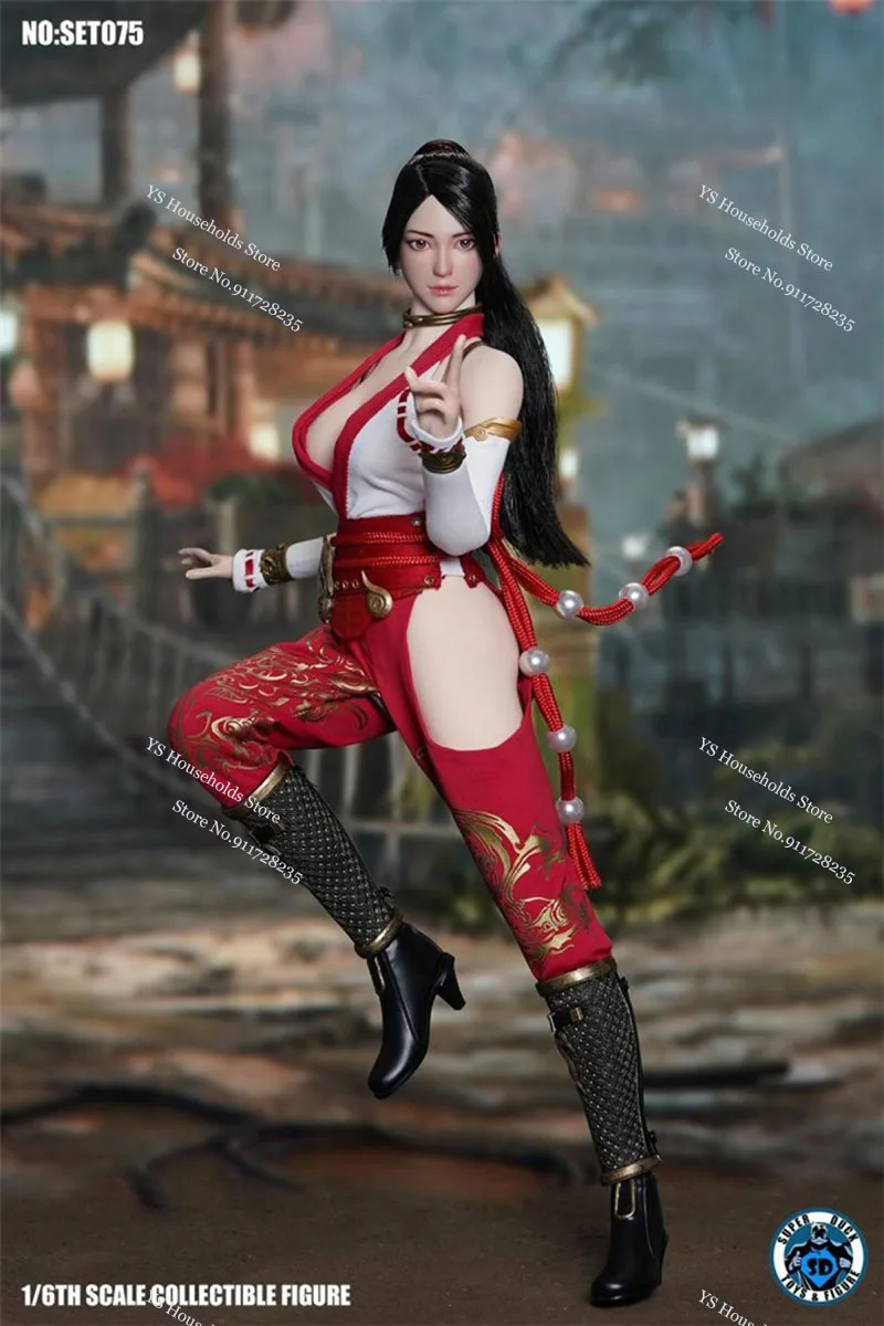 SUPER DUCK SET075 1/6 Женский солдат нежный комплект одежды для скульптуры головы сумка