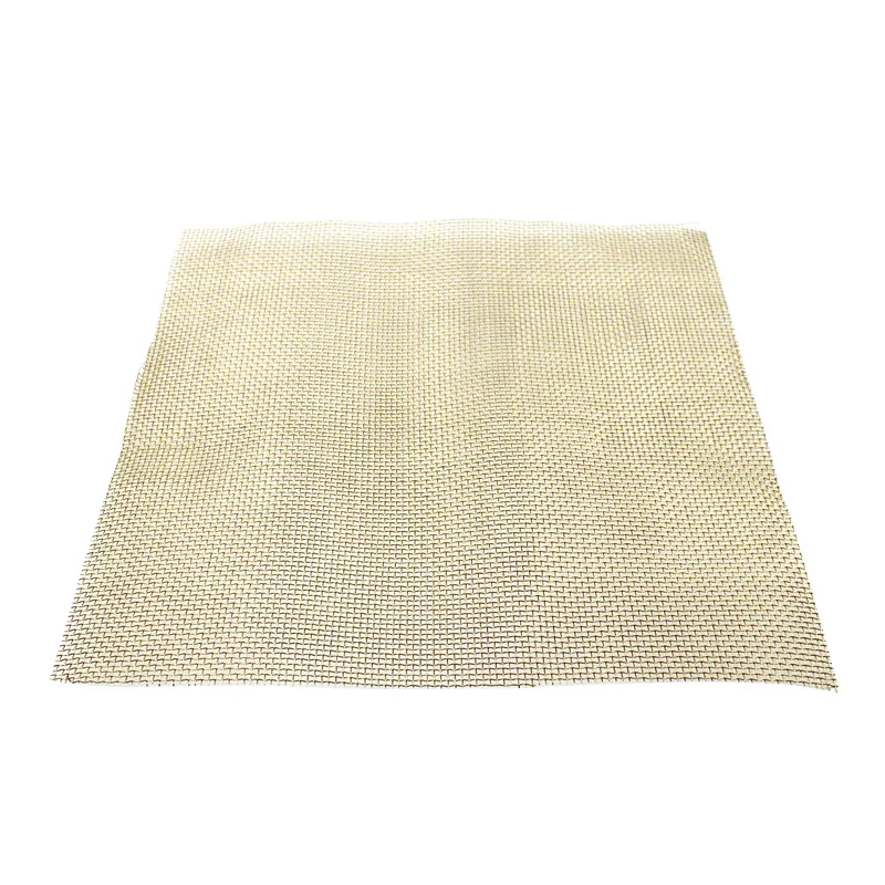 

210x300mm Pure Brass Woven Wire Mesh Metalwork Filtration Heavy Duty to Ultra Fine 6 To 200 Mesh
