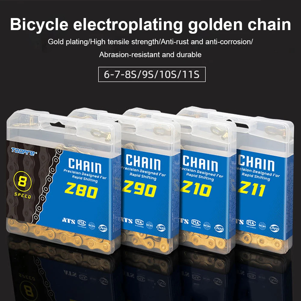 

New Bike Chain Z8 Z9 Z10 Z11Z12 MTB Bicycle Chains 6/7/8/9/10/11/12 Speed Road Bike Crankset for Shimano SRAM Bikes Part