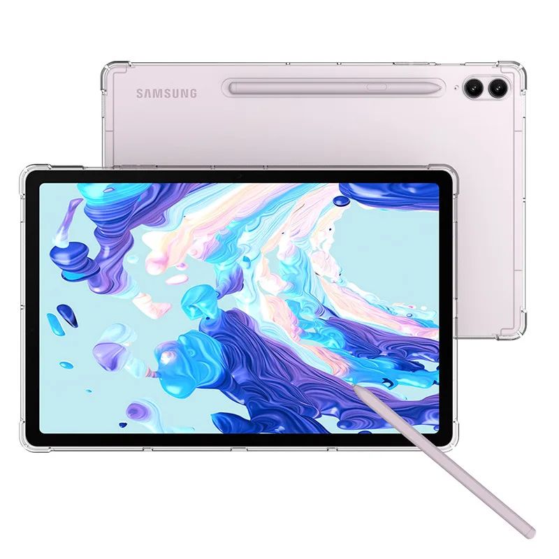 Чехол TabS9 FE 10 9 дюймов Силиконовые мягкие прозрачные чехлы для Samsung Galaxy S9 + A9 Plus S8 S7 A7