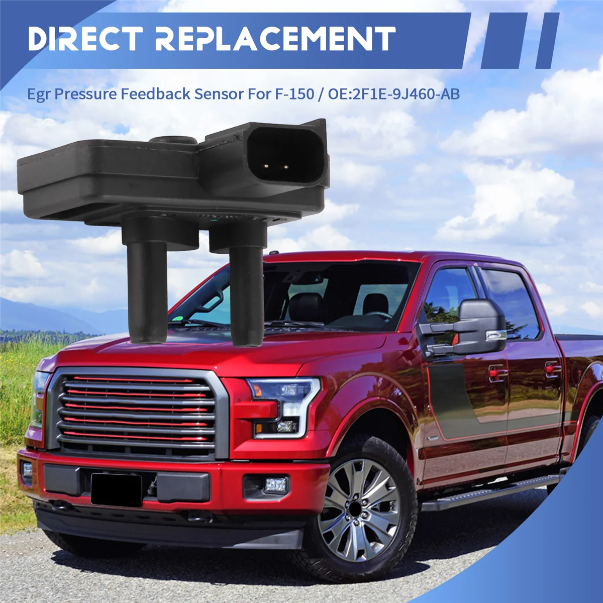 Датчик обратной связи давления Egr для Ford E-150 Escape Explorer F-150 Focus Ranger 2F1E9J460Ab 2F1E-9J460-Ab