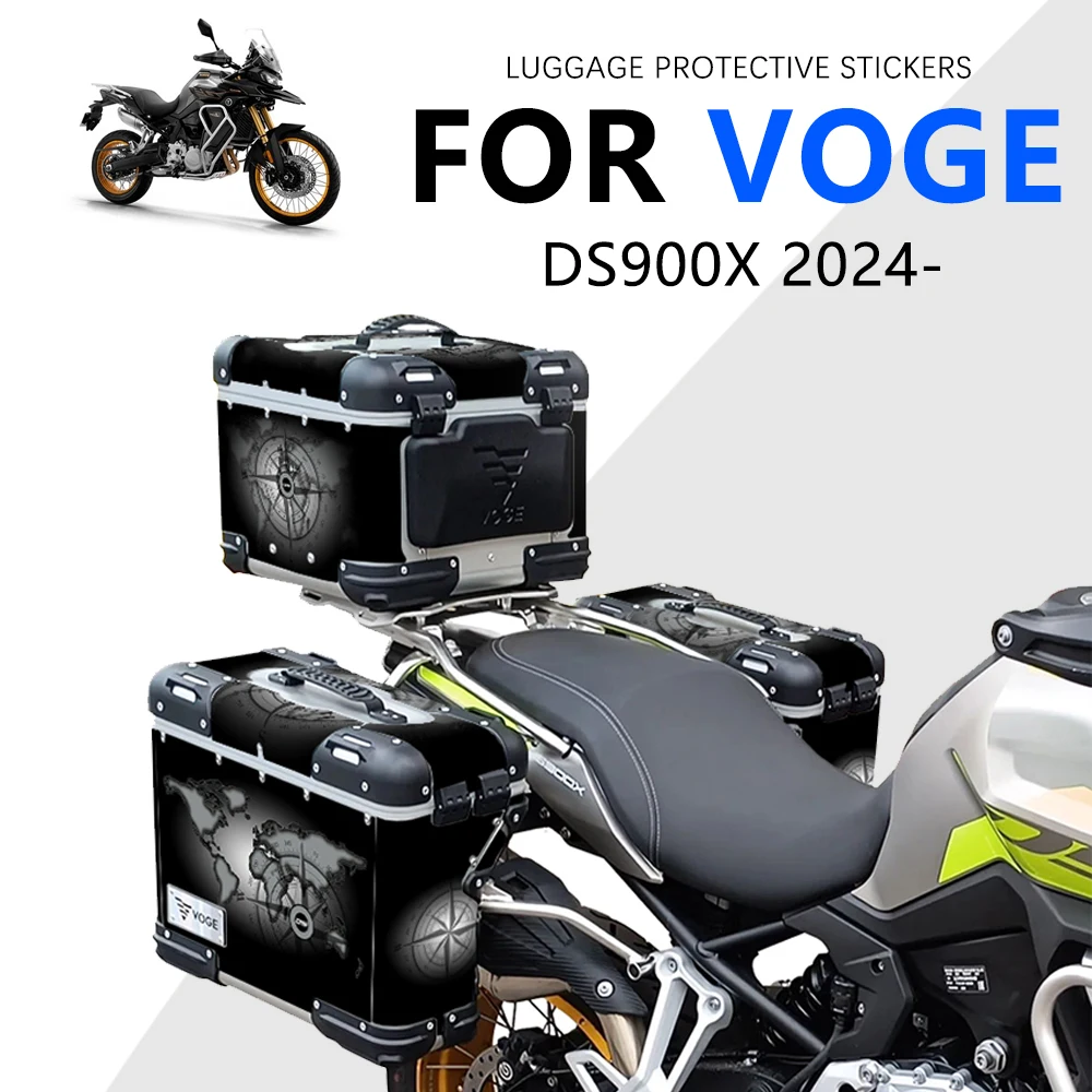 Фото Для VOGE DS900X ds900x 900DSX мотоцикл новые наклейки верхний чехол корзины защитные наклейки алюминиевый багажник Декор наклейка 24- №1