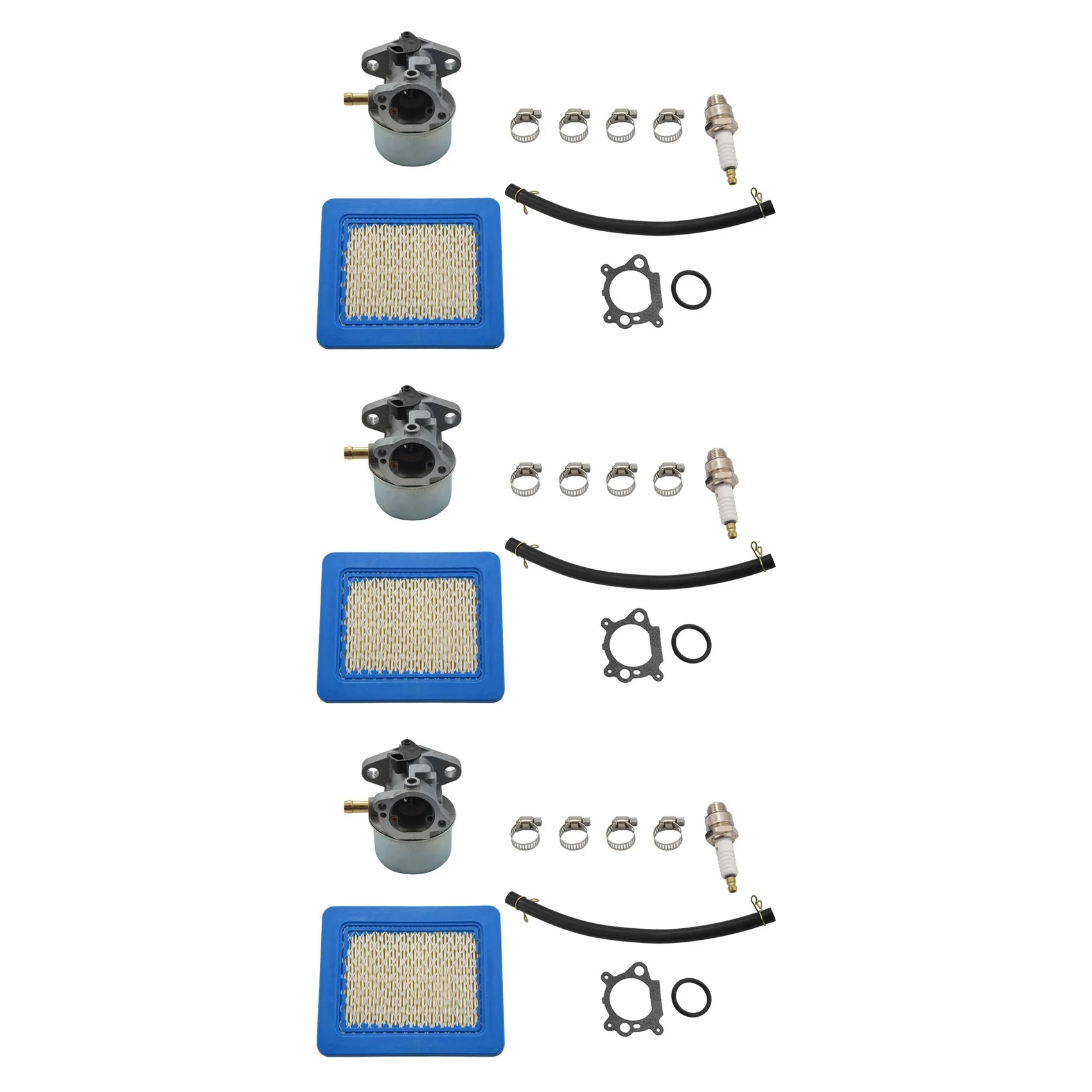 

3X 799868 Carburetor for Briggs & Stratton 498170 799872 694202 498966 14111 498254 497586 694882 693909 692648 497410