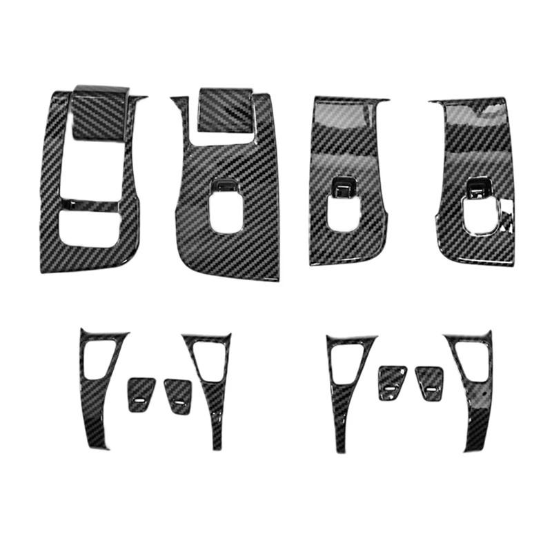 

Car Window Control Panel Cover Button Trim for Tesla Model 3 Model Y 2021 Accessories