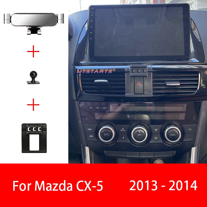 

Автомобильный держатель для телефона с GPS-навигацией для Mazda CX-5 KE KF 2013-2023, регулируемый вращающийся держатель для телефона, базовые аксессуары для интерьера автомобиля