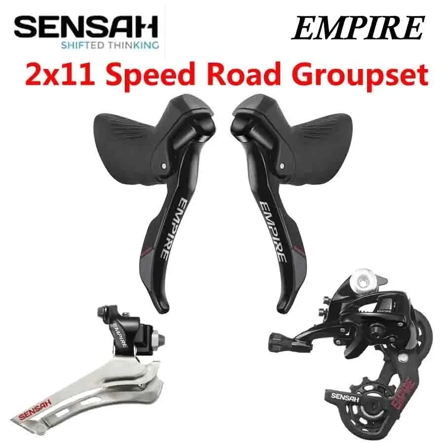 

SENSAH EMPIRE 2x1 1-скоростной дорожный групповой набор 22s переключатель передач + задние переключатели + передние переключатели для 105 5800 R7000