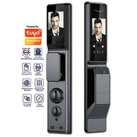 tuya app smart 3d face recognition door lock security face camera monitor intelligent lock biometric electronic door lock