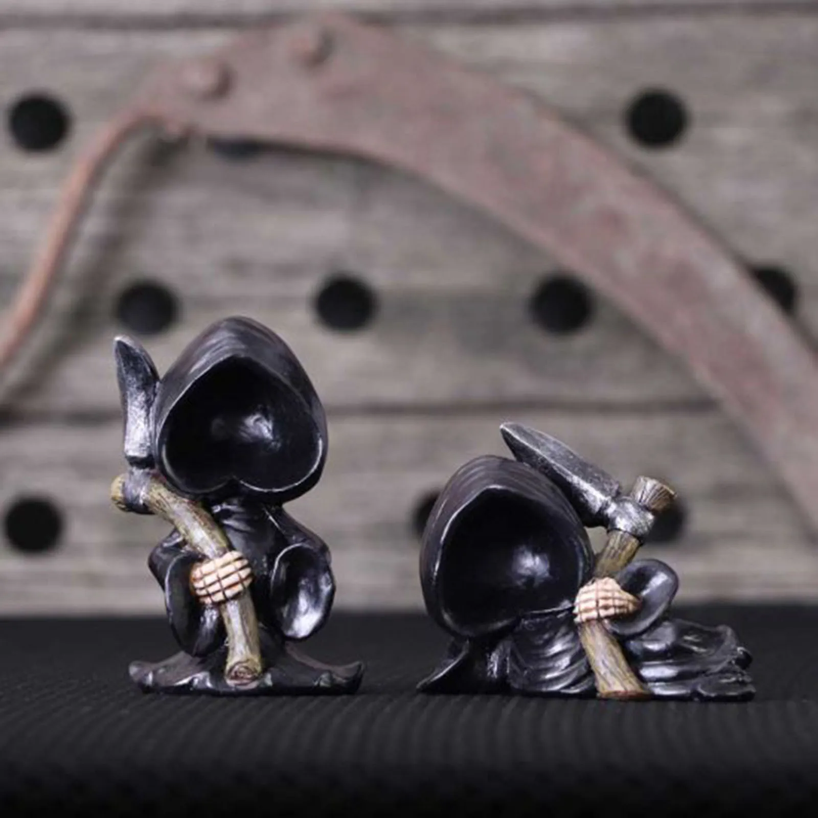 

Большие Звездные украшения для дерева, восхитительная миниатюрная фотостатуя из смолы, настольное украшение, готический опал, рождественс...