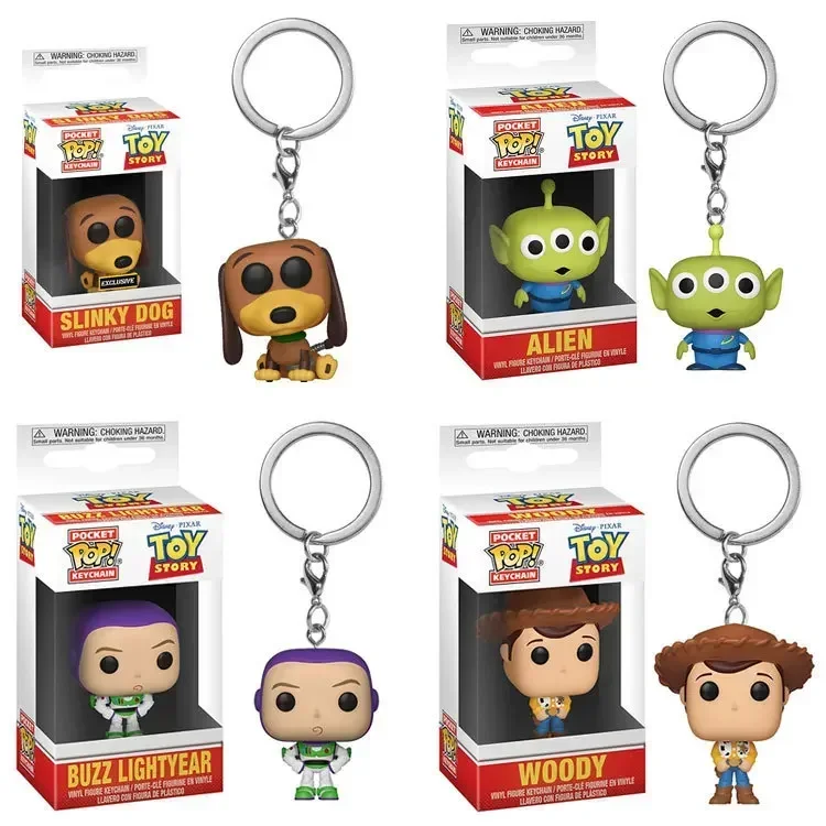 FUNKO Toy Story 4 обтягивающая собака Базз Лайтер инопланетянин Вуди Форми брелок из ПВХ