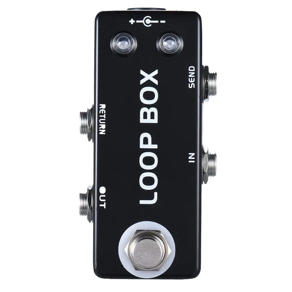 

Mini Guitar Effect Pedal Loop Box Switcher Channel True Bypass