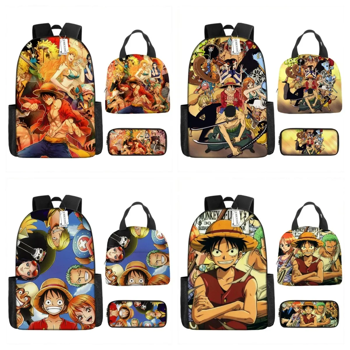 

3 шт., цельный школьный рюкзак