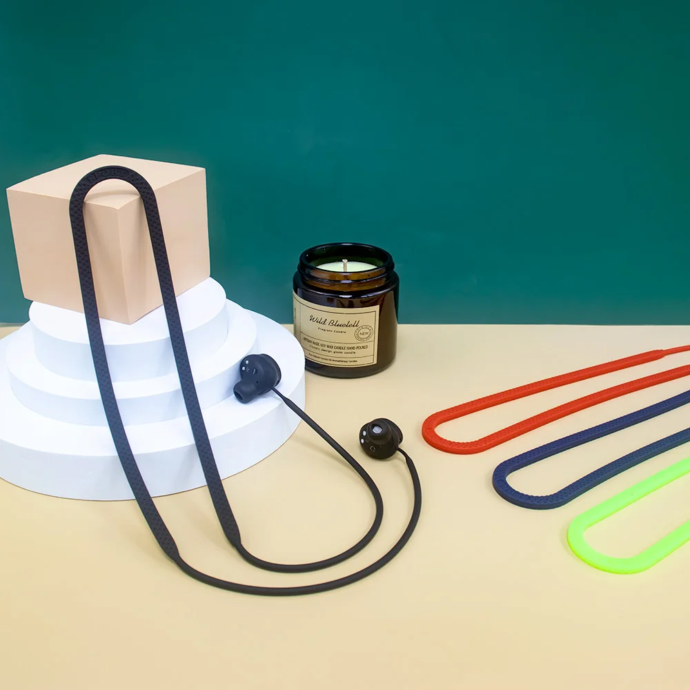 

Silicone Anti-Lost Earphone Rope for MORE EVO String Fashion Hanging Neck Bluetooth-Compatible Straps for Mother Gift