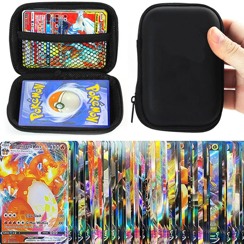 

Pokemon Cards Album Holder English Shining Card VMAX EX GX Playing Game Pokémon Binder Case Book Storage Box Kids Toy Gifts