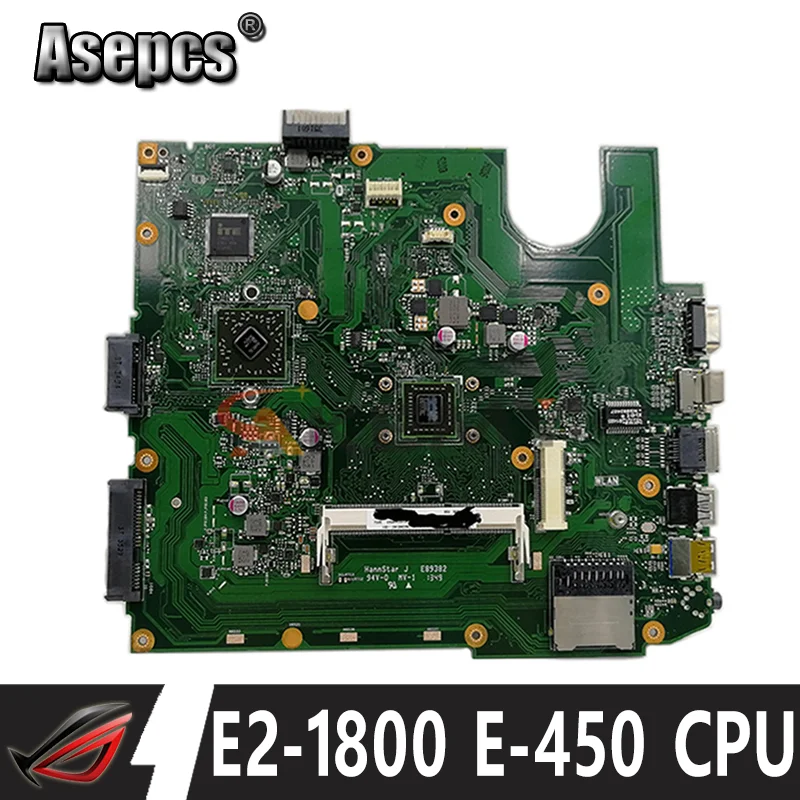 

X45U Original is suitable for ASUS A45U X45U K45U Notebook Mainboard with C60 E2-1800 E-450 CPU X45U Laptop Motherboard
