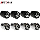 Универсальные колпачки клапанов автомобильных колес AUTCOAT 4 шт.компл. алюминиевый сплав для велосипеда автомобиля грузовика мотоцикла шины клапана пылезащитные колпачки