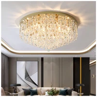 nordic hotel interior new design home bed side long glass modern luxury led crystal wall lamp for besiade