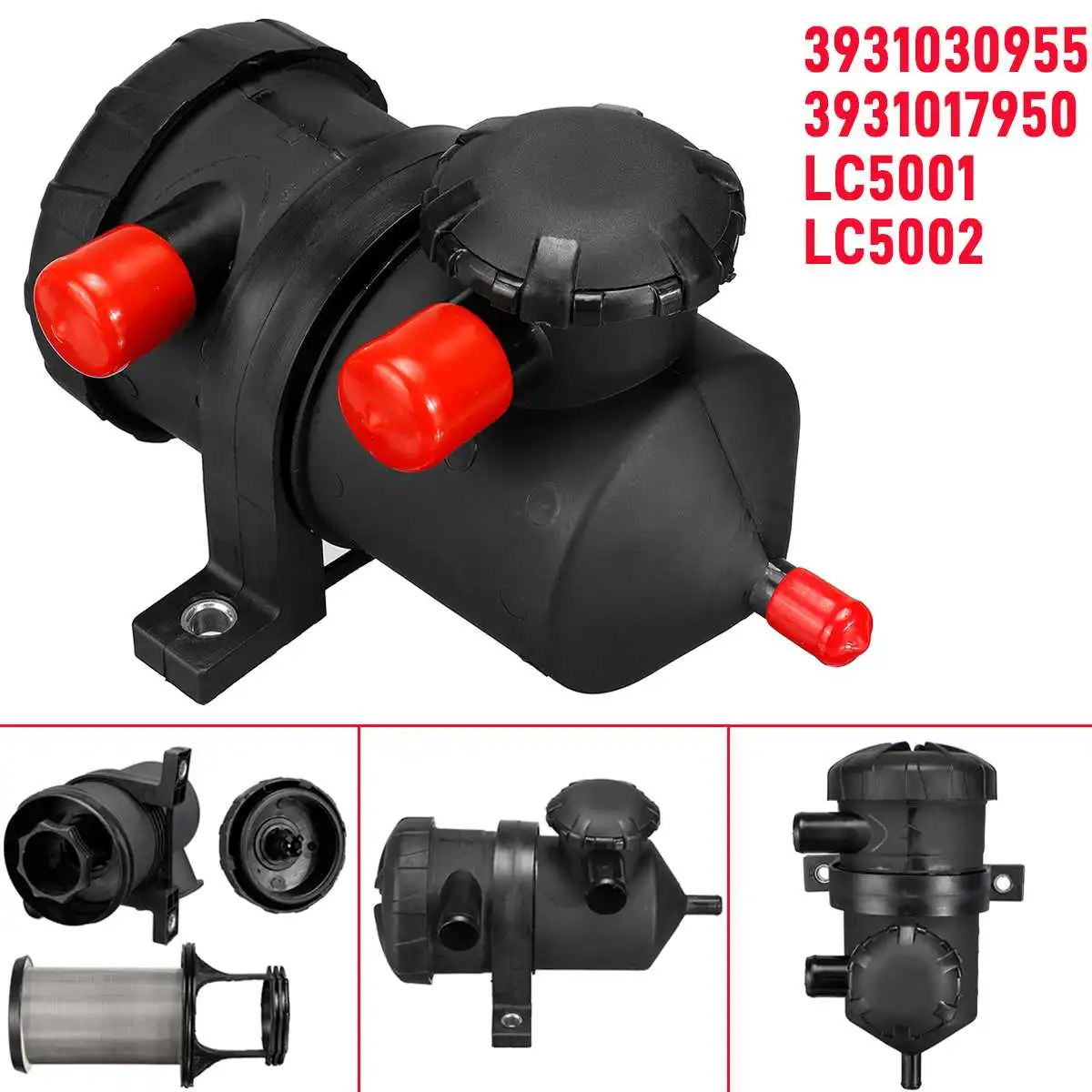 

3931030955 Универсальный Автомобильный нефтяной газовый сепаратор 200 маслоуловитель банка из нержавеющей стали фильтр для Ford патруль ZD30 D40 ...