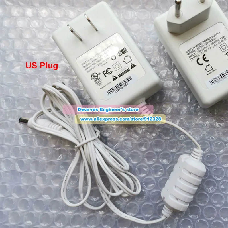 AS300-120-AA250 AS360-120-AE250 Адаптер переменного тока 12 В, 2,5 А, 30 Вт для мониторов 247E7Q, 247E7Q DISPLAY, блок питания для экрана, вилка стандарта ЕССША (art.: 3920daad3587f) - 3920daad3587f