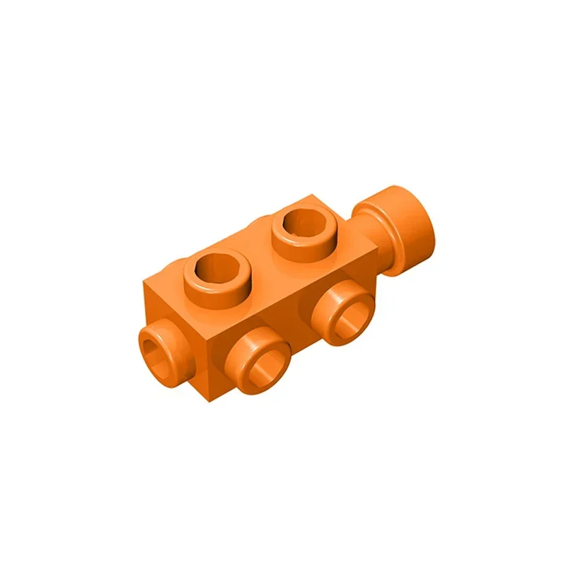 Gobrick 1 шт. MOC 1x2x2/3 с шипами по бокам кирпичи совместимые моделями 4595 строительные
