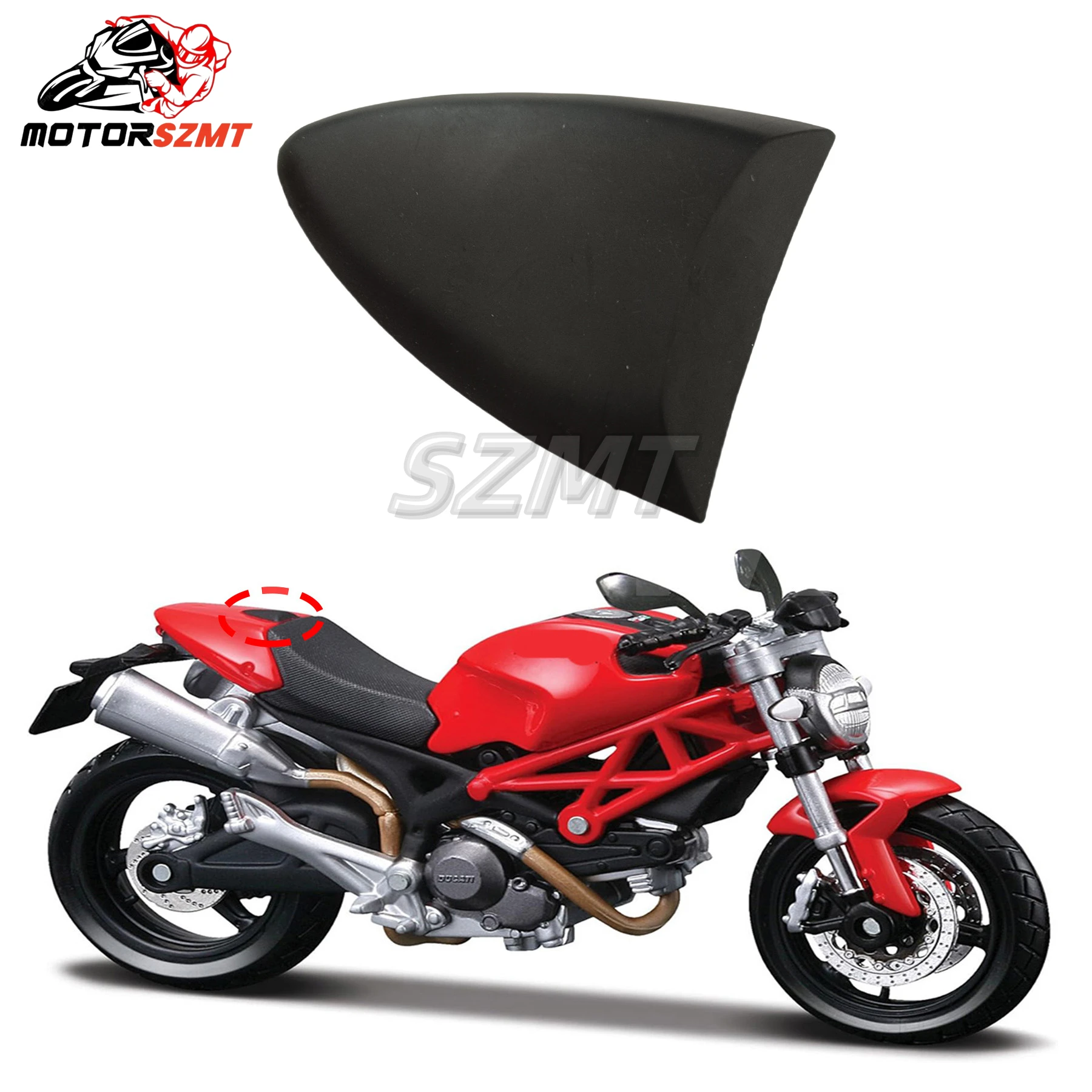 Аксессуары для мотоциклов DUCATI Monster 696 795 796 1100S 1100EVO задняя верхняя крышка резиновый