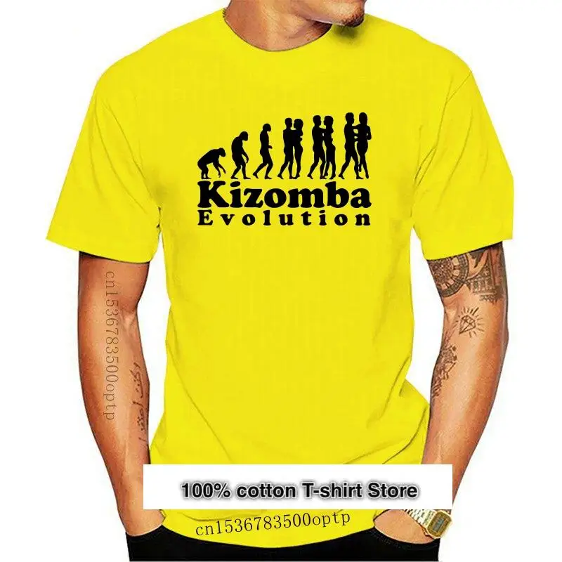 

Camiseta de манга corta para hombre y mujer, camisa унисекс de Kizomba Evolution, nueva
