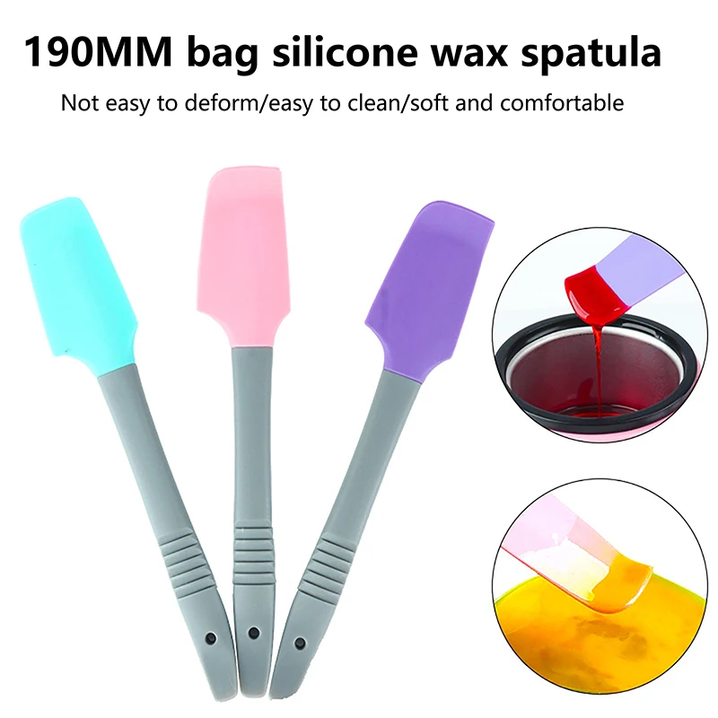 

Silicone Hair Removal Wax Spatulas Waxing Applicator High Temperature Resistant Hand Wax Spatula for Wax Heater Beauty Tool