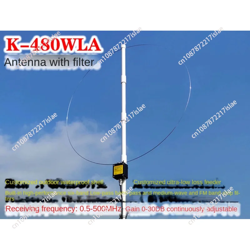 K-480WLA Средний/FM/Airband/UHF/VHF Полнодиапазонный SDR Малый контурный коротковолновый