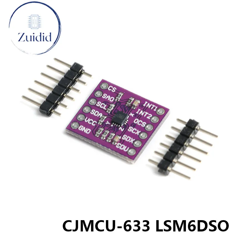 3D гироскоп, датчик направления тела, 3D акселерометр 3,3 В SPI IIC I2C MIPI I3C SM, последовательный интерфейс