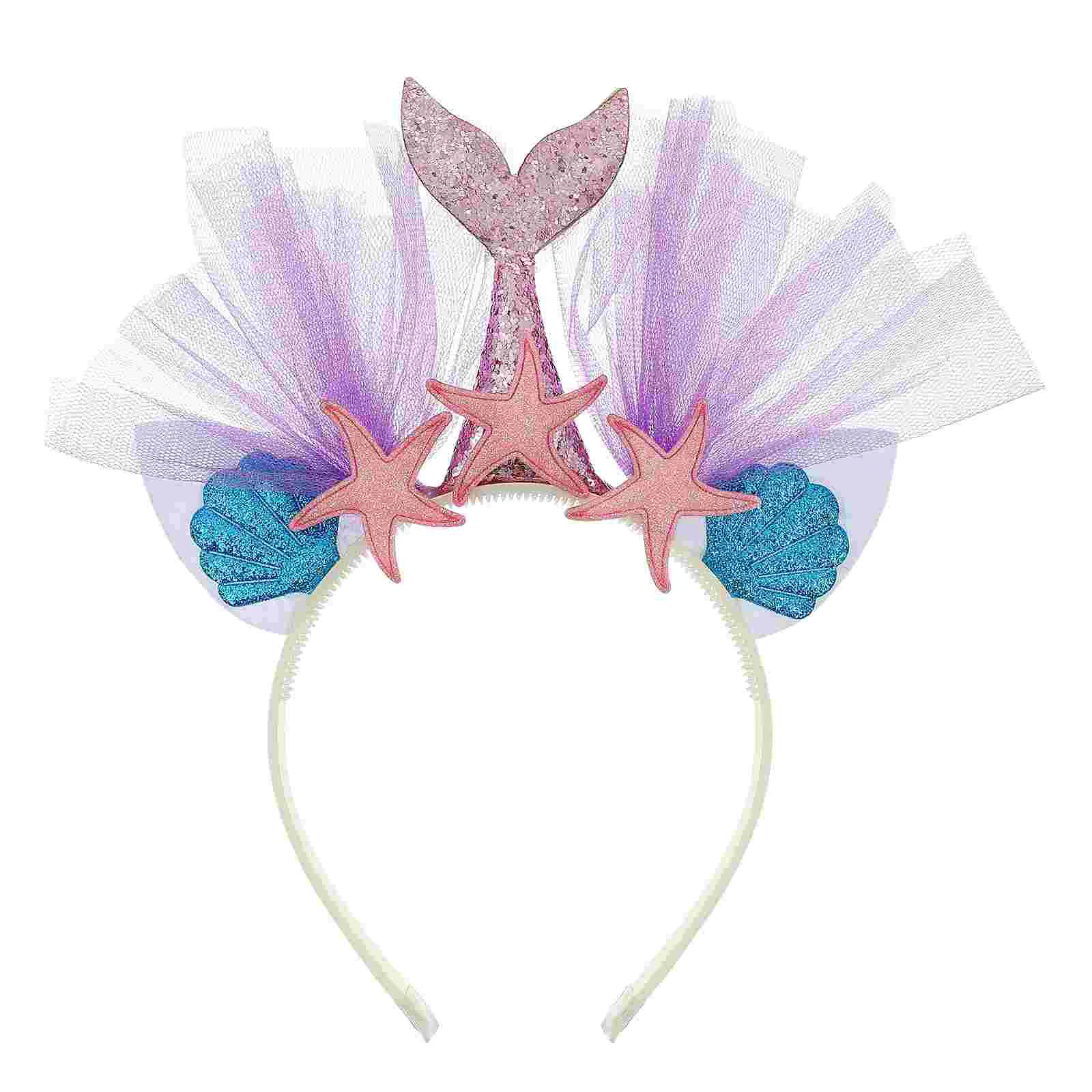 

Makeup Costume Party Hair Decor Kids Hoop Girls Accessories Mermaid Tail Prom Hair Accessories