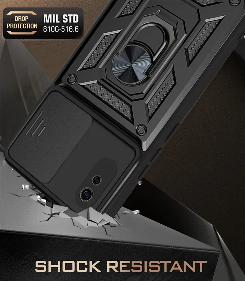 Чехол для Xiaomi Redmi 9A автомобильный держатель магнитный бронированный