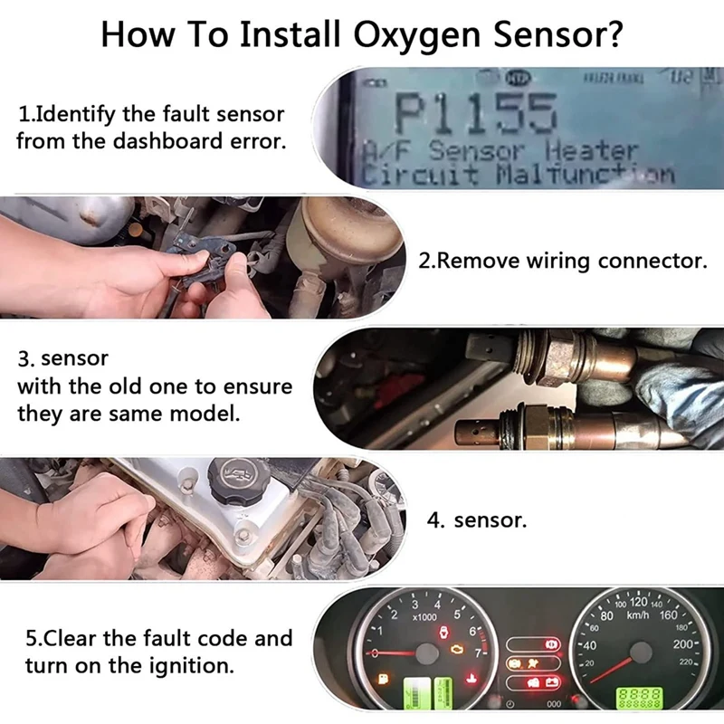 22693-VZ90A 22693VZ90A Oxygen Sensor For Nissan Altima Versa 2.5L 2013-2016 Car 22693-3TA0A 22693-3TA0B