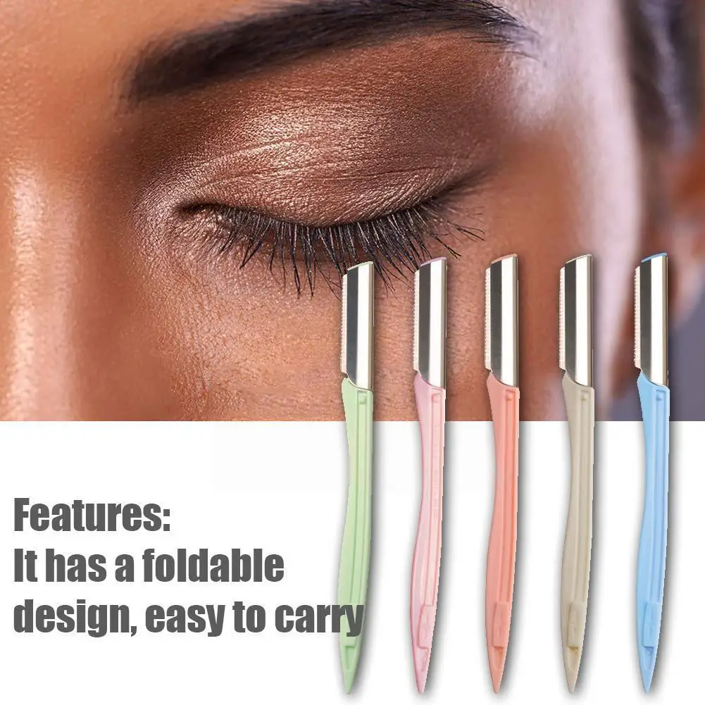 

New Shaping Beauty Tool Eyebrow Lip Trimmer Blade Hair Knife Random Remover Makeup Tool Shaver Color E4b2