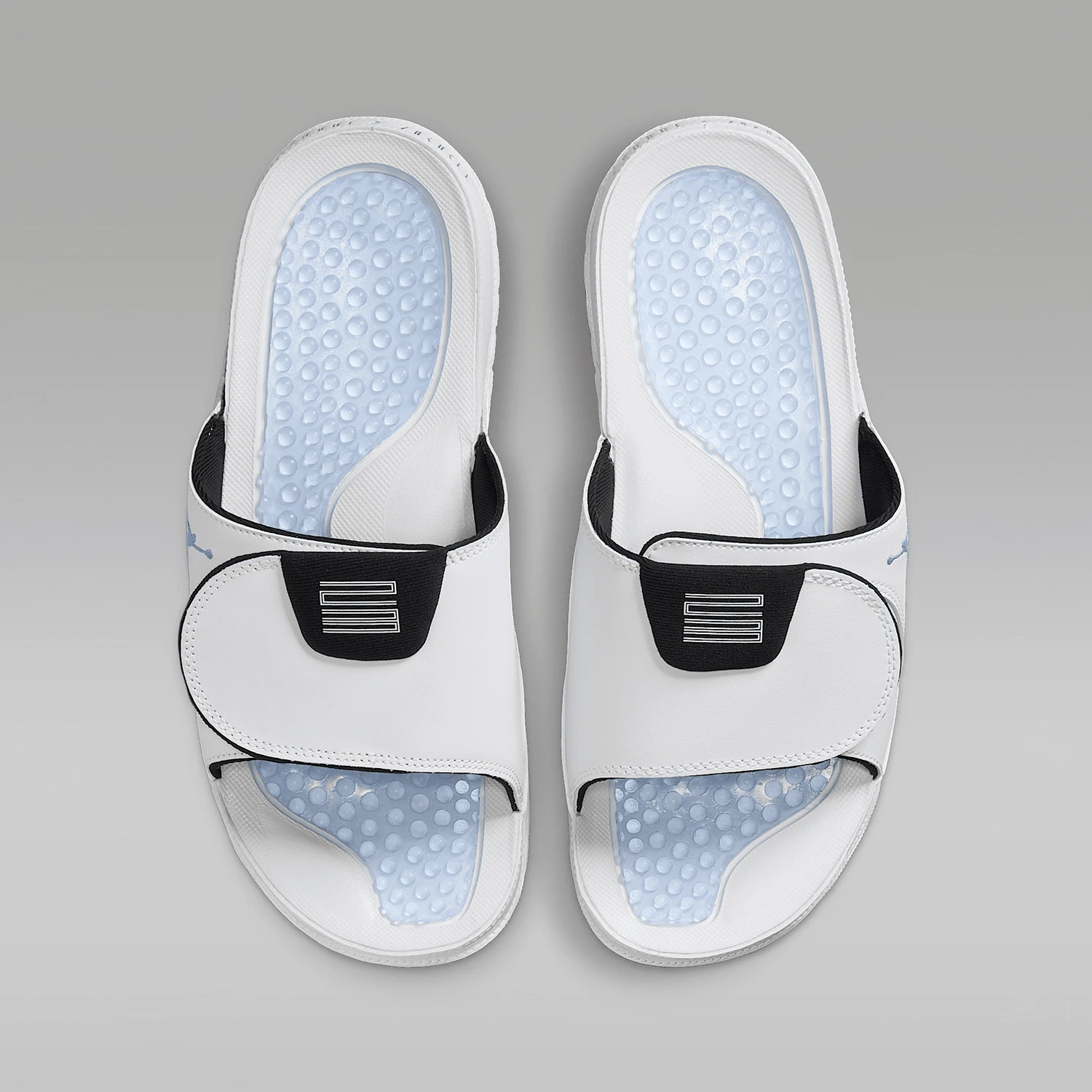 Фото Оригинальные мужские повседневные тапочки Nike JORDAN, износостойкие, дышащие, модель FN2452-104. №4