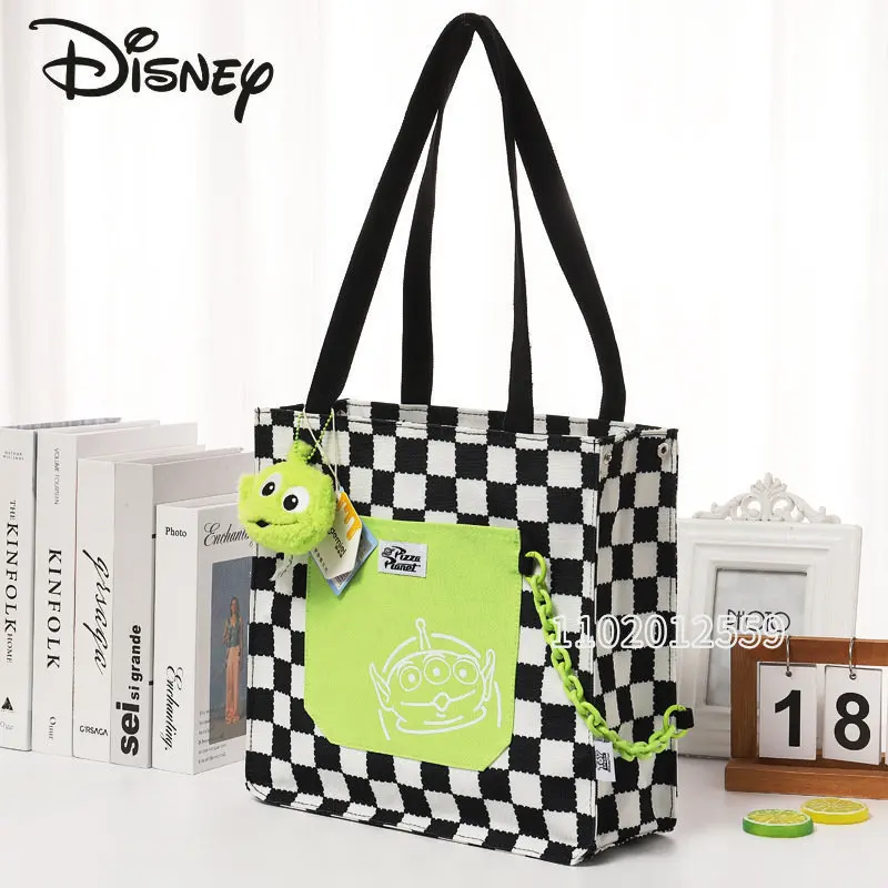 Disney Toy Story New Women's Handbag Cartoon Women's Bag Large Capacity Shoulder Bag Canvas Personalized Fashion Tote Bag