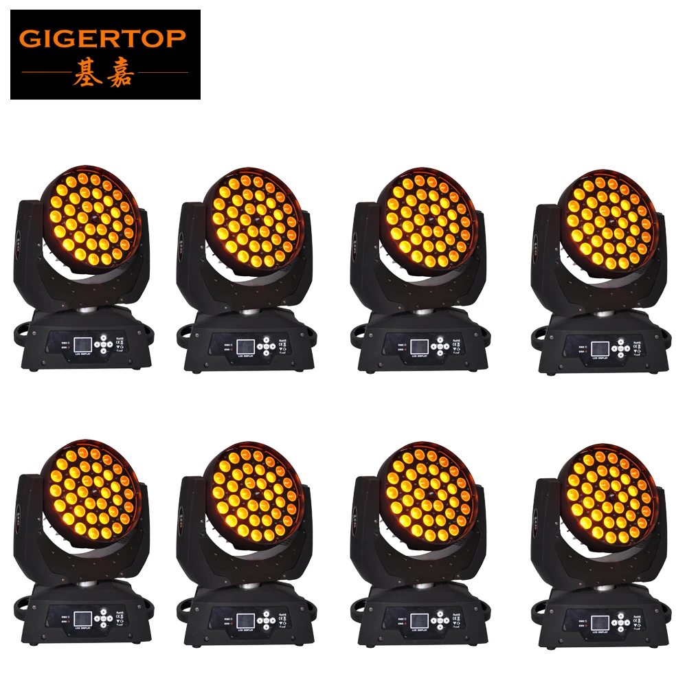 

Freeshipping 8xLOT Zoom 36x15W RGBWA 5 in 1 LED Zoom Moving Head Wash Light DMX 18 Channels Beam Angle 15-60 Degree stage wash