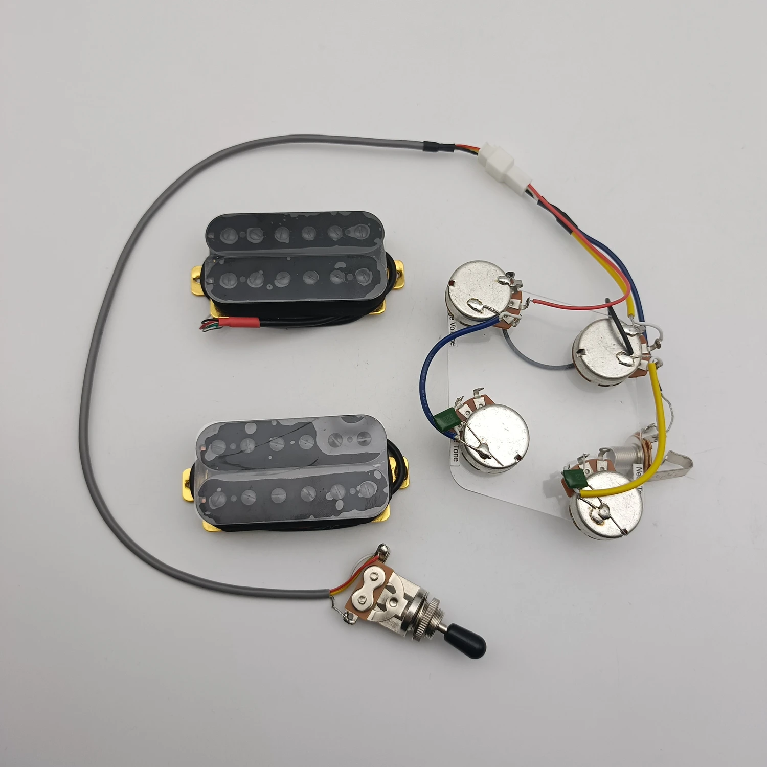 Высокопроизводительный приемник Alnico 5 Humbucker DCR 4C проводник с жгутом проводов для