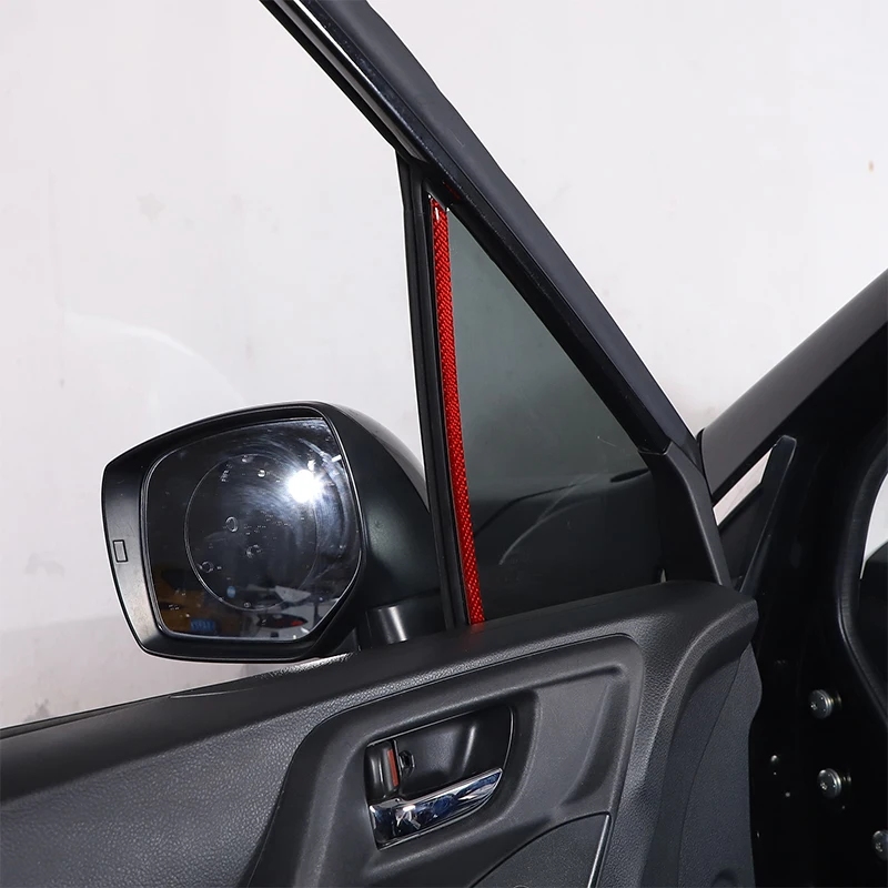 Для Subaru Forester 2013-2018 мягкое переднее стекло из углеродного волокна вертикальная