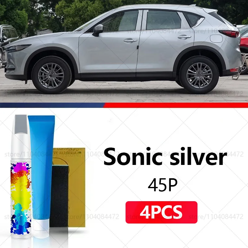 

Ручка для ремонта автомобильной краски для Mazda CX-3 2015-2025 годов, аксессуары для ремонта царапин, 4 шт., белый, 51 К, синий, 42 м, серебристый, 45P, черный, 41 Вт, красный
