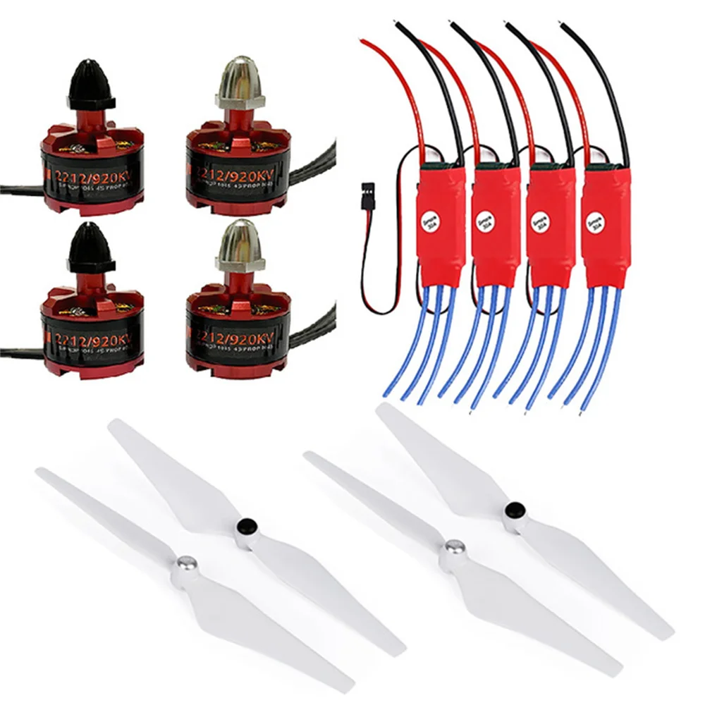 1 комбинированный бесщеточный двигатель 2212 920KV CW CCW и 30A SimonK ESC с 5V/2A BEC и 9450 пропеллером для F450 F550 многовинтового радиоуправляемого самолета