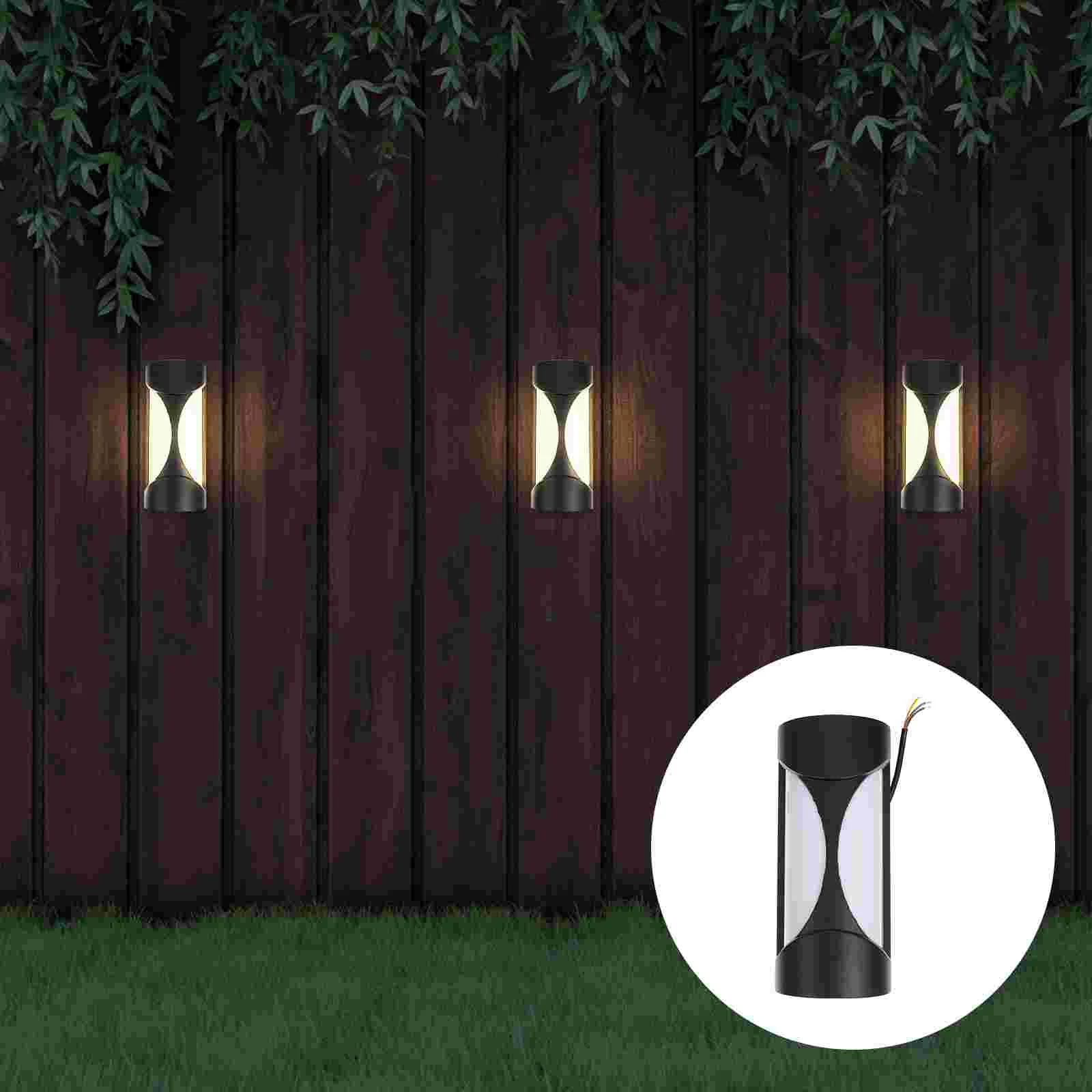 

LED Wall Light Yard Decorative Lamp Outdoor Garden Pathway Exterior Porch Stair Lights