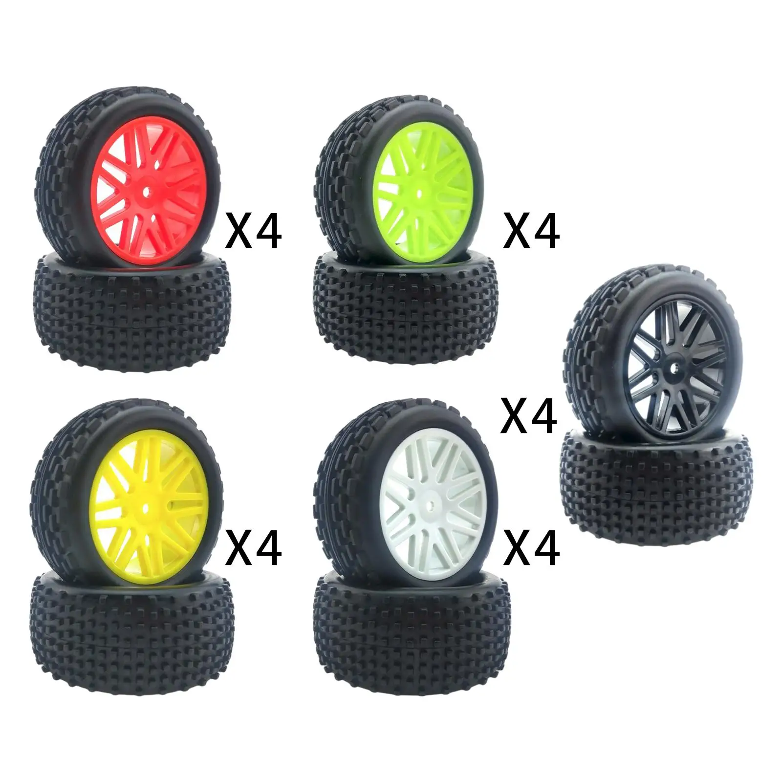 

4 шт. радиоуправляемые внедорожные автомобильные шины и колеса для HSP 1/10/94166