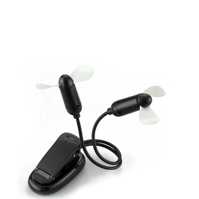 

Music Sheet Stand Clip-On Portable Mini Dual Cooling Fan Black