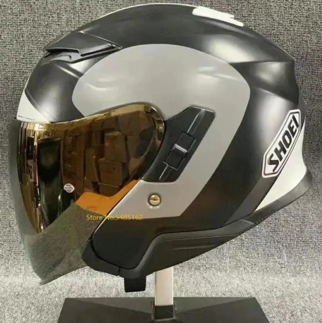 Новинка мотоциклетный шлем с открытым лицом Shoei J-круиз II адаптер цвет черный и