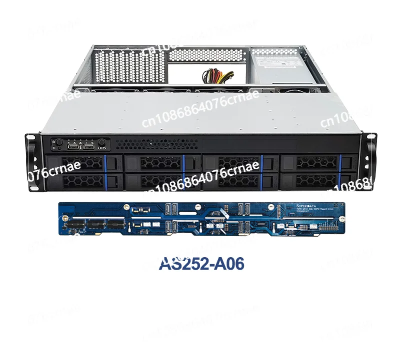 Серверное рандомное хранилище 8Bay l520 мм поддержка серверной шасси платы питания