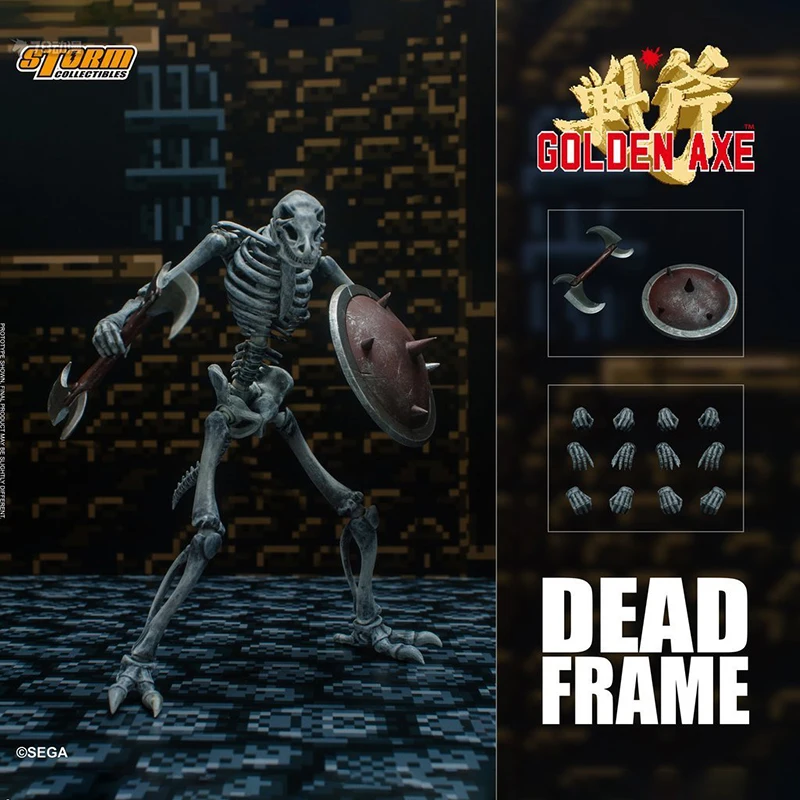 

Strom collectibles Golden Axe Dead Frame 2 Piece Set Skeleton Soldier 1/12 Collectible figurines Action Figure Model Toys