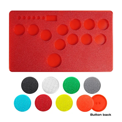 Мини-контроллер Flatbox с 3D принтом, запасная деталь, заменяемые кнопки Hitbox для Flatbox, аркадная рукоятка, джойстик